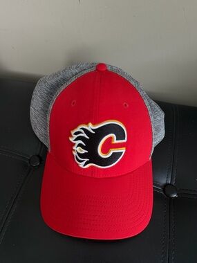 Fanatics Red and Gray Pro Series Hockey Cap